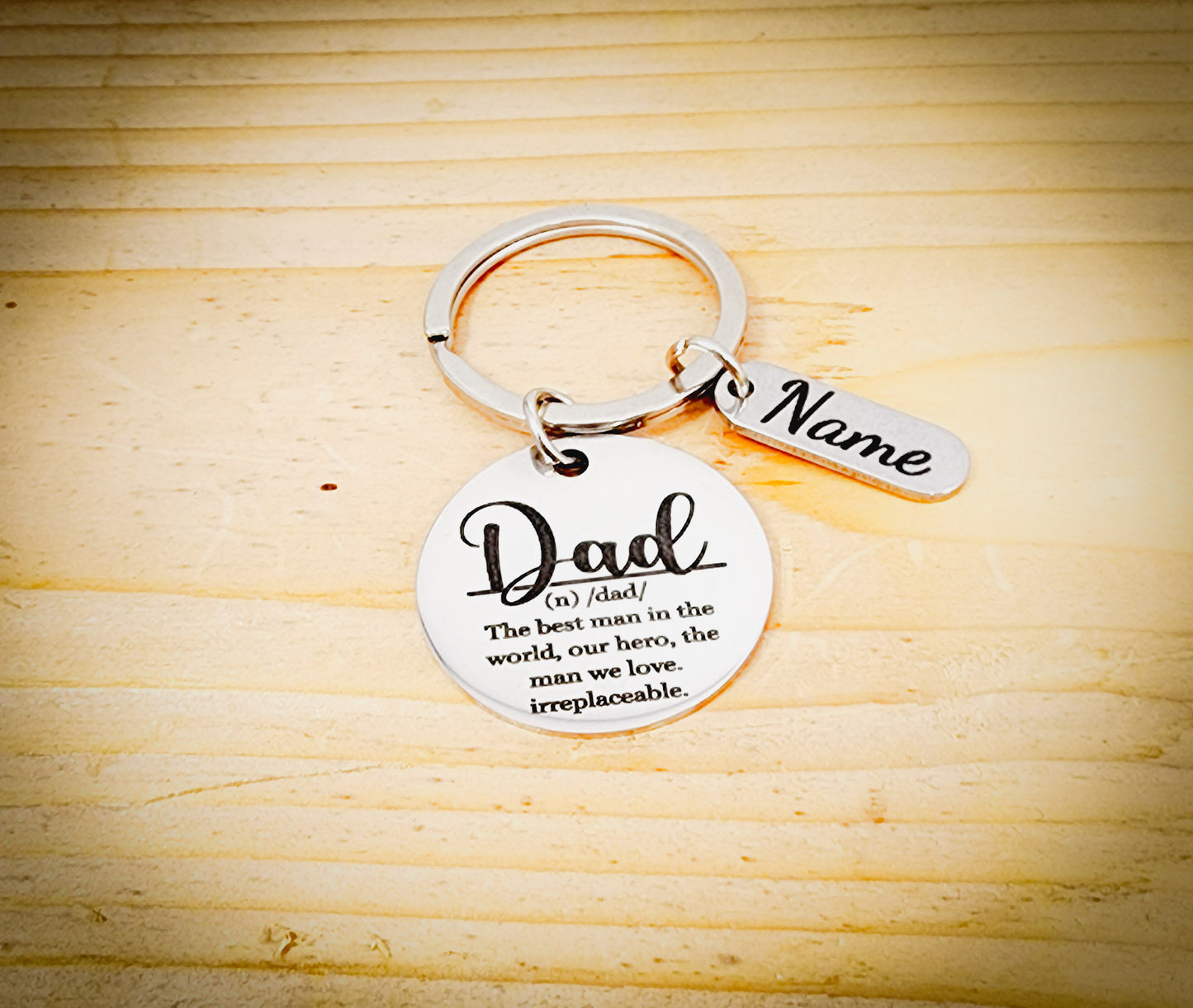 Keychain for Dad, Definition of a Dad Keychain, Dad Gift, Gift for Dad, Father's Day Keychain, Gift for Him