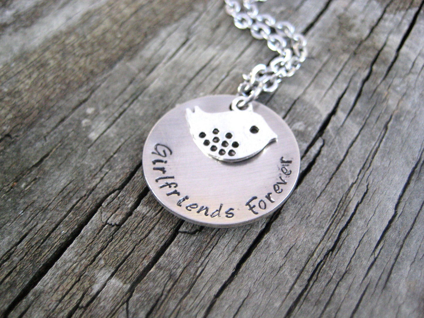 Personalized Necklace, Personalized Jewelry, Personalized Gift, Bird Jewelry Gift, Bird Necklace, Birthday Gift, Friend Gift