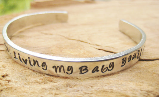 BRACELET FOR MOM - As Long As I'm Living My Baby You'll Be, Graduation Gift, Mother daughter gift, bracelet for mom, daughter gift
