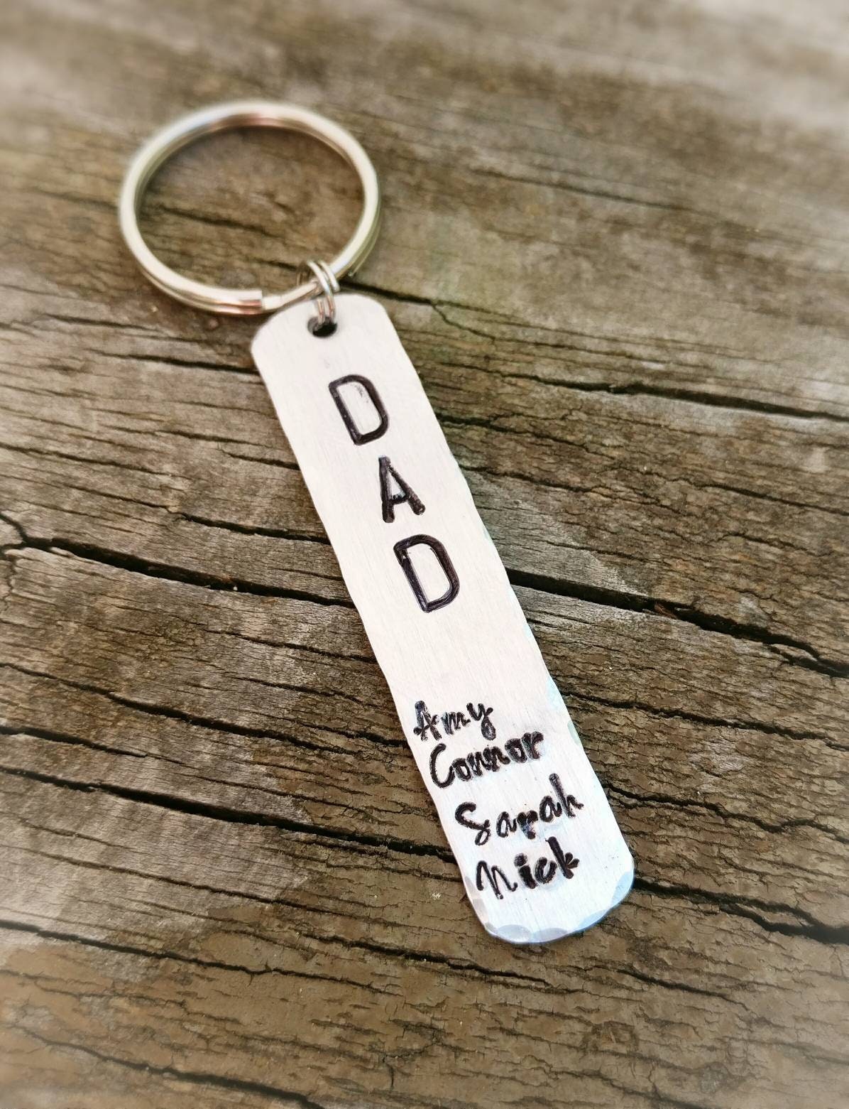 GIFT FOR DAD - Dad Keychain, Family Keychain, dad gift, dad gift with names, dad keychain, keychain for dad, Father's Day for Dad
