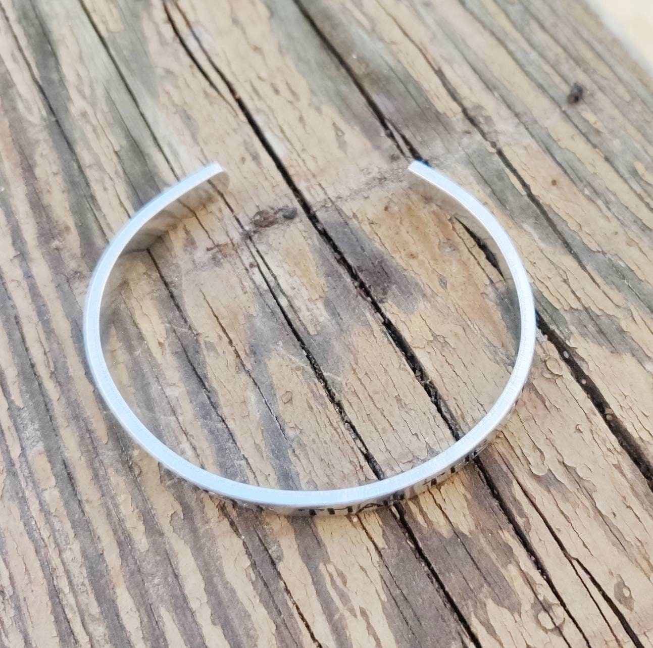 Never Let Anyone Dull Your Sparkle Cuff Bracelet, Encouragement Bracelet, Words Bracelet, Graduation Bracelet, Mother's Day Bracelet