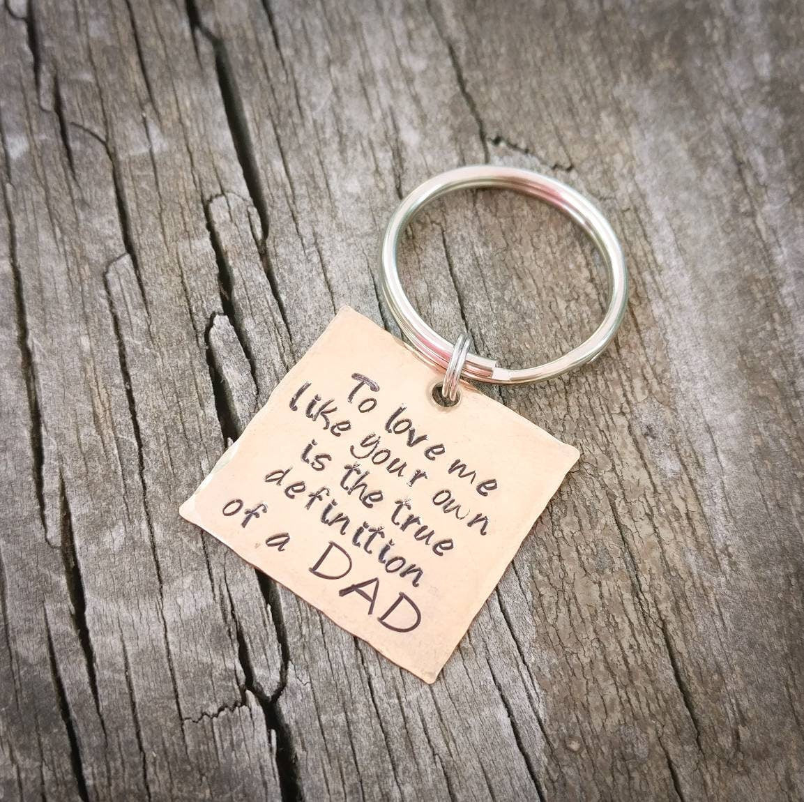 Father's Day Keychain for Step Dad, Father's Day Gift For Stepdad, Father's Day gift for Stepdad, Keychain for Stepdad
