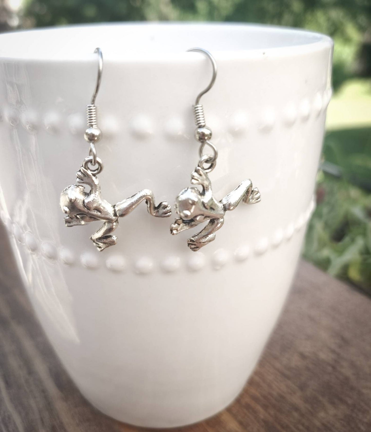 Frog Earrings, Frog Lover Earrings, Frog Jewelry, Frog Jewelry Gift, Frog Gift, Gift for Her, Animal Earrings, Animal Jewelry, Birthday Gift