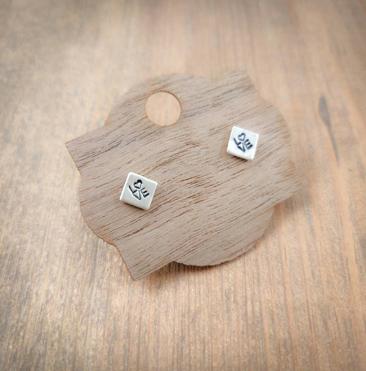 Love Earrings, Tiny Earrings, Love Heart Earrings, Heart Earrings, Be Kind Earrings, Small Earrings, Small Earrings, Dainty