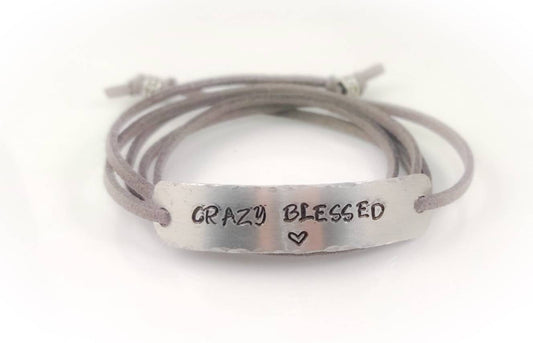 Bracelet for Woman, Custom Wrap Bracelet, Wrap Bracelet, Faith Bracelet, Bracelet With Words, Faith Gift, Blessed Bracelet