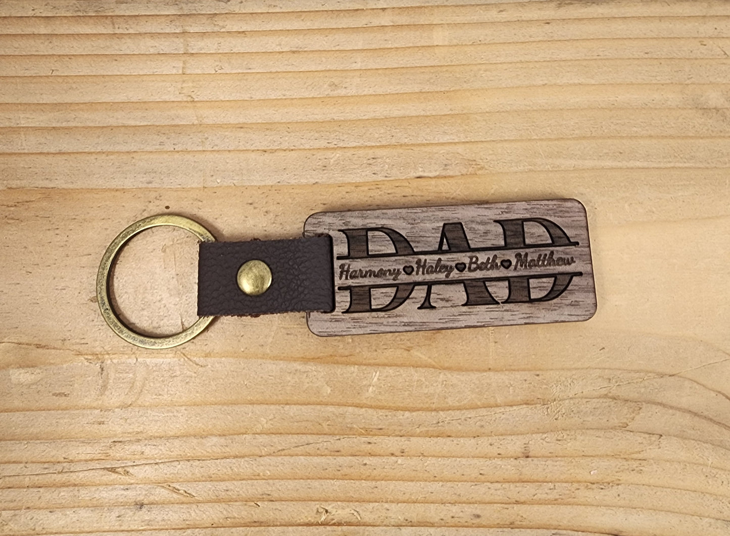 Personalized Dad Keychain, Keychain for Dad with Kids Names, Father's Day Keychain with Names, Keychain for Dad, Dad Keychain