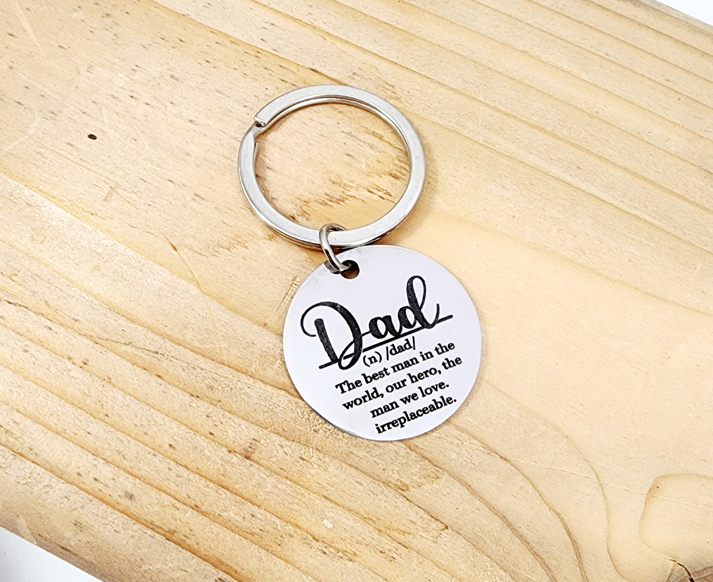 Keychain for Dad, Definition of a Dad Keychain, Dad Gift, Gift for Dad, Father's Day Keychain, Gift for Him