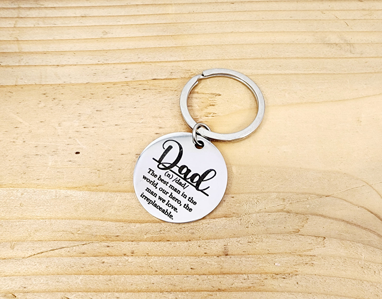 Keychain for Dad, Definition of a Dad Keychain, Dad Gift, Gift for Dad, Father's Day Keychain, Gift for Him