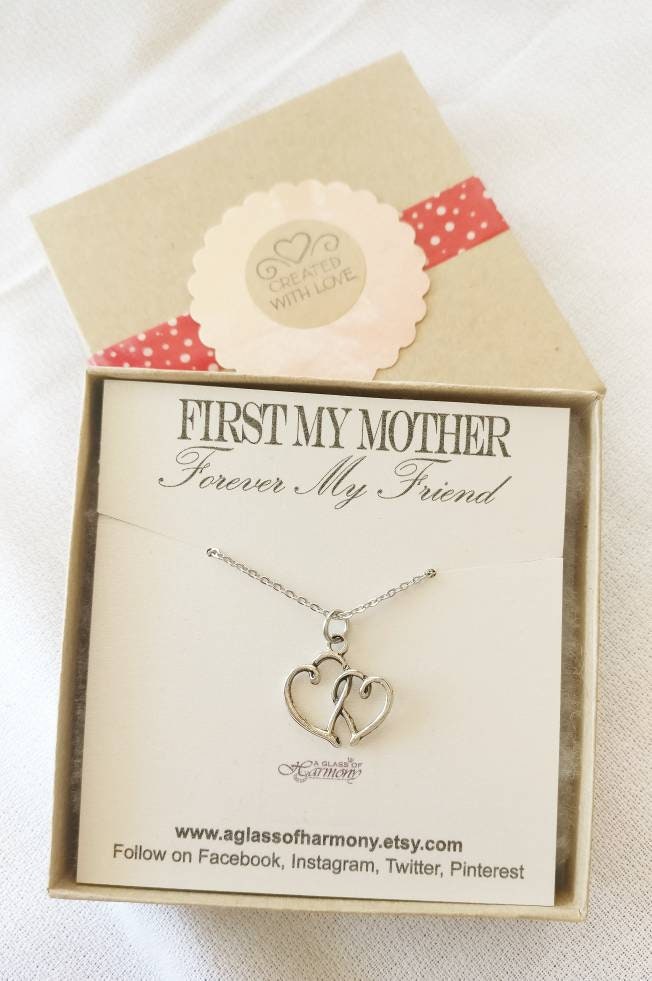Necklace for Mom,  Mom Necklace, Jewelry for Mom, Necklace for Mom with Card, Gift For Mom, Gift for Mother's Day, Mother Daughter Gift