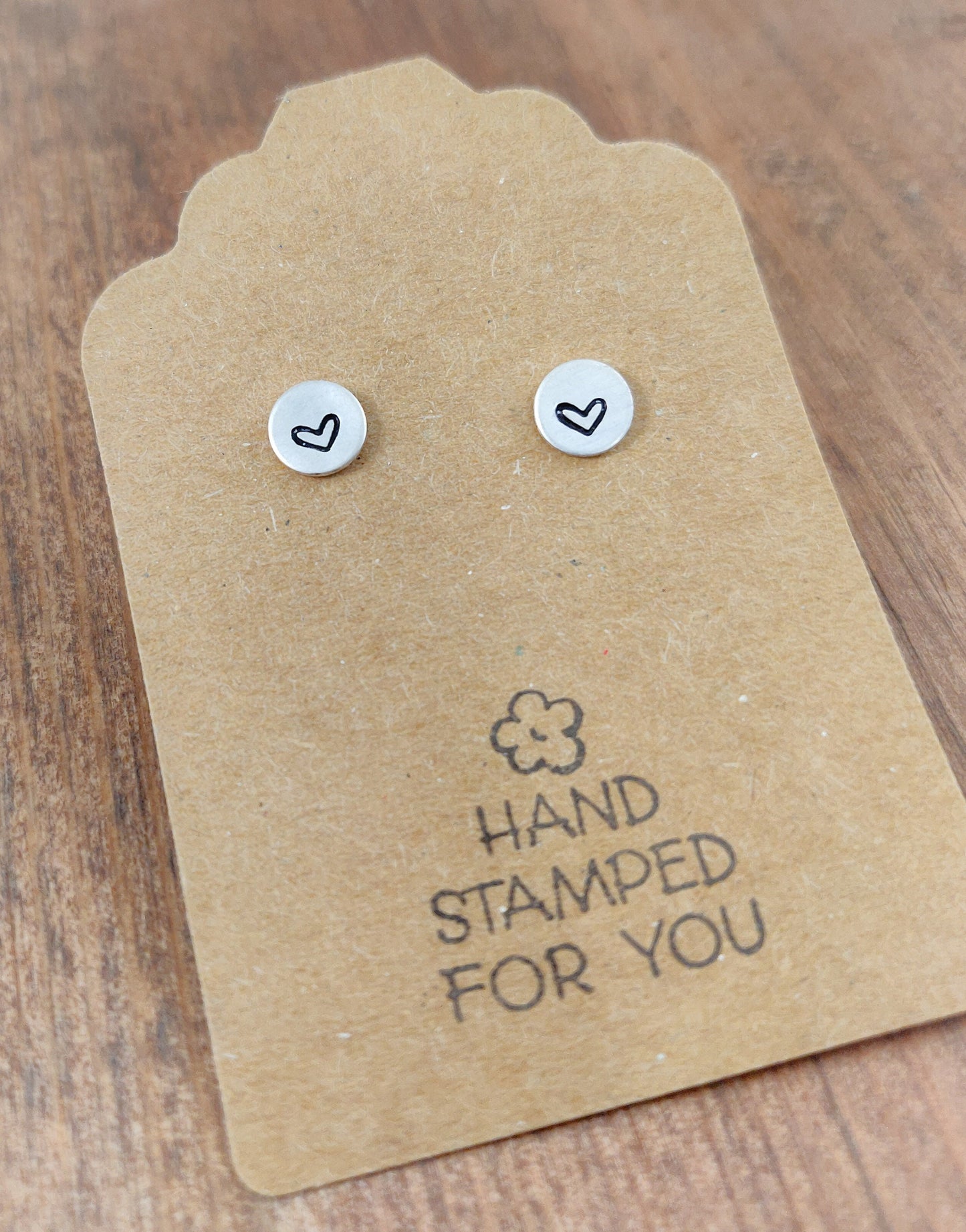 Silver Stud Earrings, Earrings, Small Earrings, Dainty Earrings, Easter Gift, Heart Earrings, Small Silver Earrings