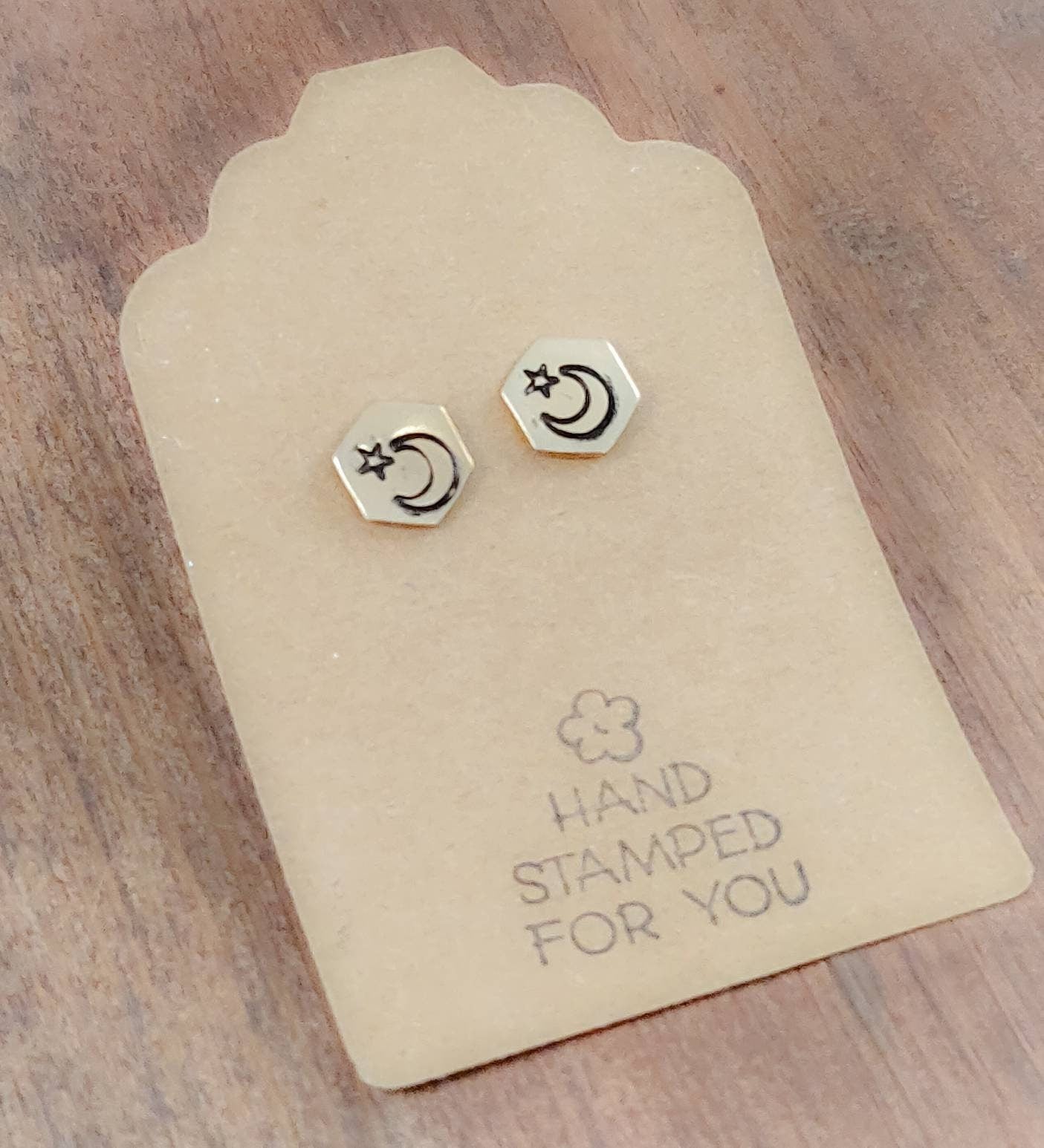Moon and Star Earrings, Moon Earrings, Small Earrings, Celestial Earrings, Galaxy Earrings, Gold Star Earrings, Small Gold Earrings