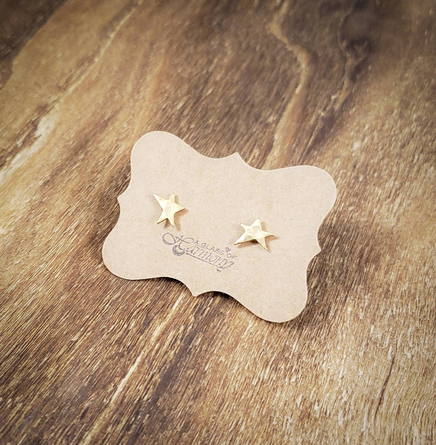 Gold Stud Earrings, Tiny Star Earrings, Small Earrings, Dainty Earrings, Hand Stamped Earrings, Tiny Star Jewelry, Small Gold Earrings
